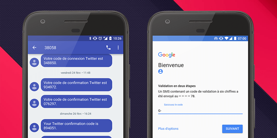 Android O intègre une API pour recevoir les codes reçus par SMS